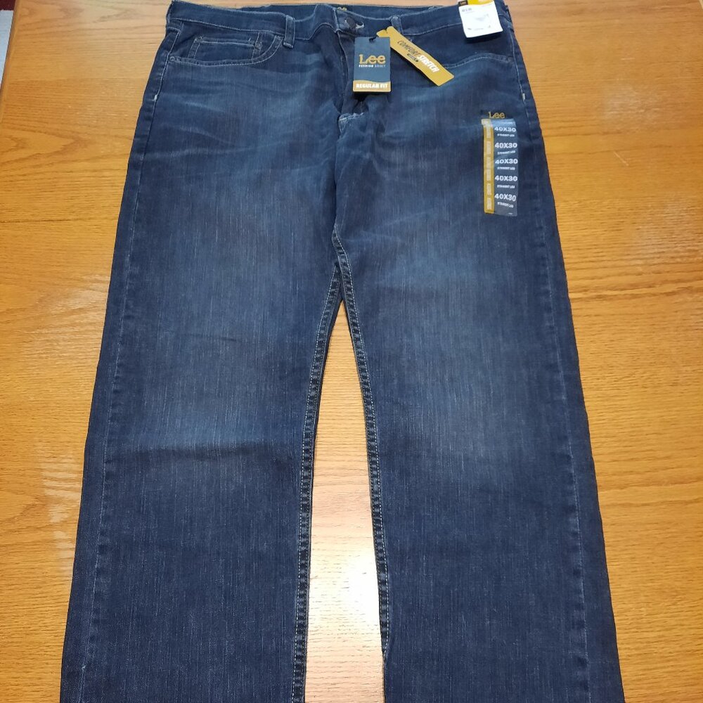 NWT • Lee MEN'S JEANS • Regular Fit • Straight Leg • 40x30 • ANACONDA